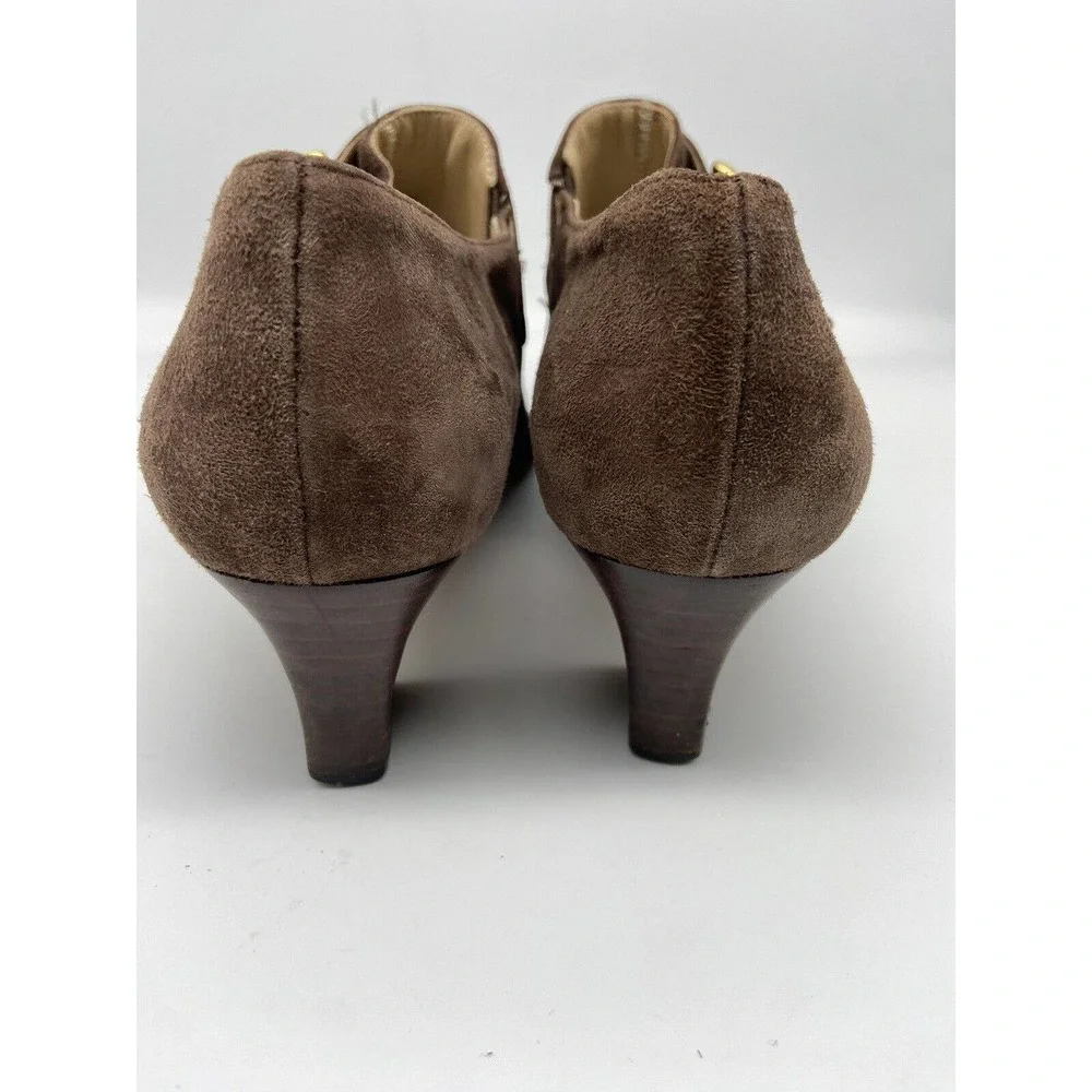 Bob Ellis Shoes Women 8.5 Vintage Claudia City All Leather Buckle Italy Heel‎